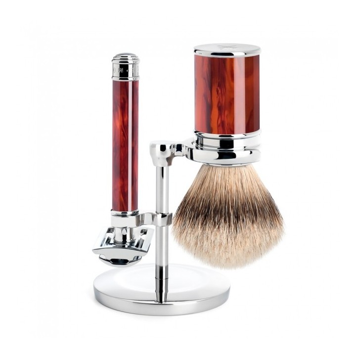 Mühle Traditional Shaving Set Silvertip Shaving Brush & R108 Safety Razor