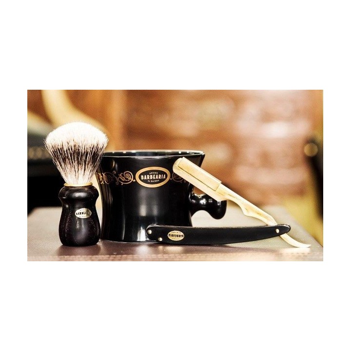 Brocha de Afeitar Cerda Antigua Barbería de Barrio Principe Real