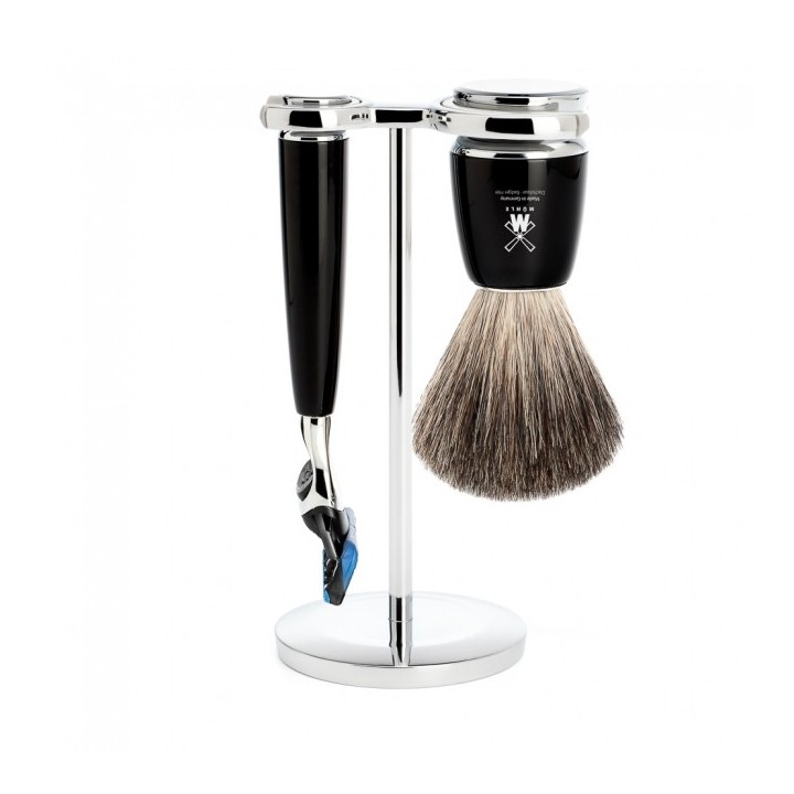 Set Afeitado Mühle Brocha Afeitar y Maquinilla Serie Rytmo
