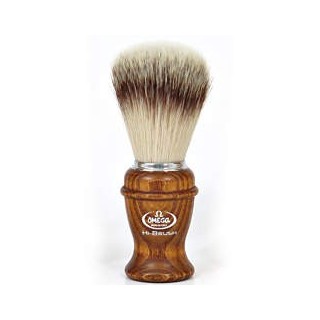 Brocha de Afeitar Pelo Sintético "Hi Brush" Blanca Omega 