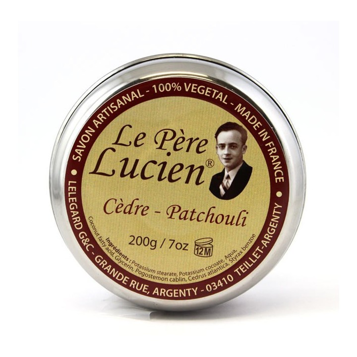 Le Pere Lucien Cedar & Patchouli Shaving Soap 98g