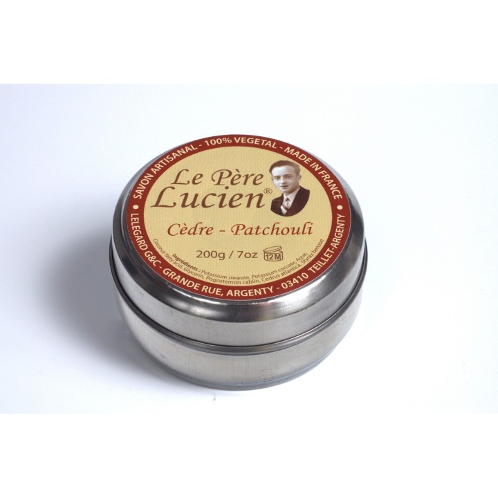 Le Pere Lucien Cedar & Patchouli Shaving Soap 98g