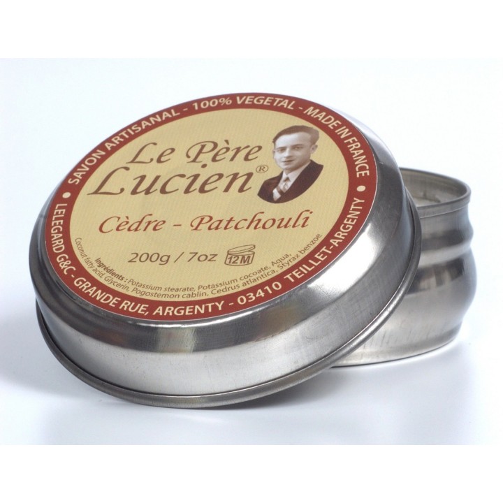 Le Pere Lucien Cedar & Patchouli Shaving Soap 98g