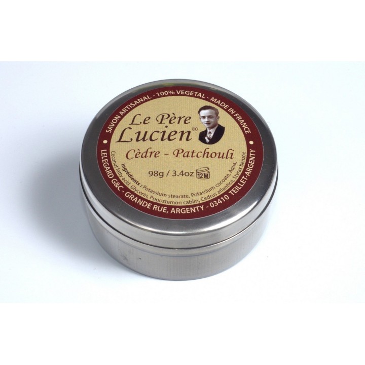 Le Pere Lucien Cedar & Patchouli Shaving Soap 98g