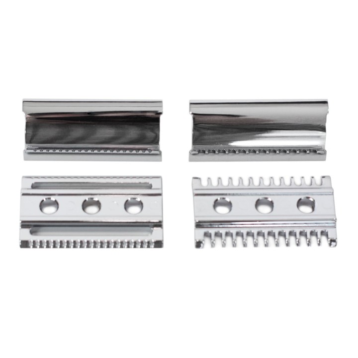 Maquinilla Afeitar Timor Acero Inoxidable Peine Abierto 80mm