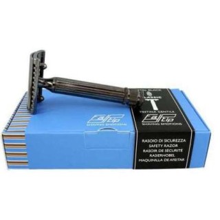 Maquinilla Afeitar Clásica Fatip Grande Negra Peine Cerrado