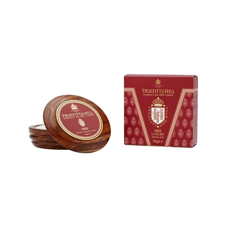 Truefitt & Hill 1805 Jabón de Afeitar con Bol Madera 99gr