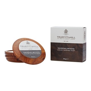 Truefitt & Hill Sándalo Jabón de Afeitar con Bol Madera 99gr