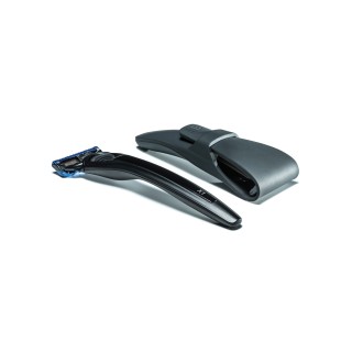 Set de Maquinilla de Afeitar Gillette Fusion Negra y Funda Silicona Bolin Webb