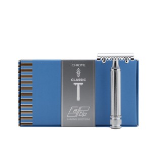 Maquinilla Afeitar Clásica Fatip Grande Cromada Peine Abierto 