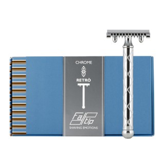 Maquinilla Afeitar Clásica Retro Fatip Grande Cromada Peine Abierto 