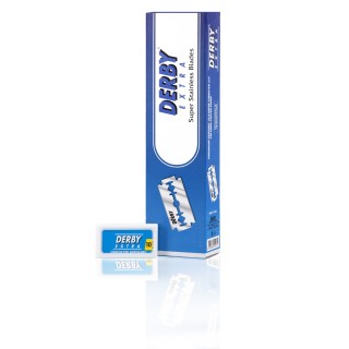 200 Cuchillas de afeitar Doble Hoja Derby Blue