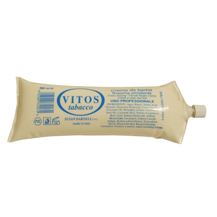 Crema de Afeitar Vitos Tabacco profesional 500ml.
