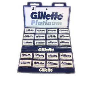 100 Cuchillas Doble Filo Gillette Platinum