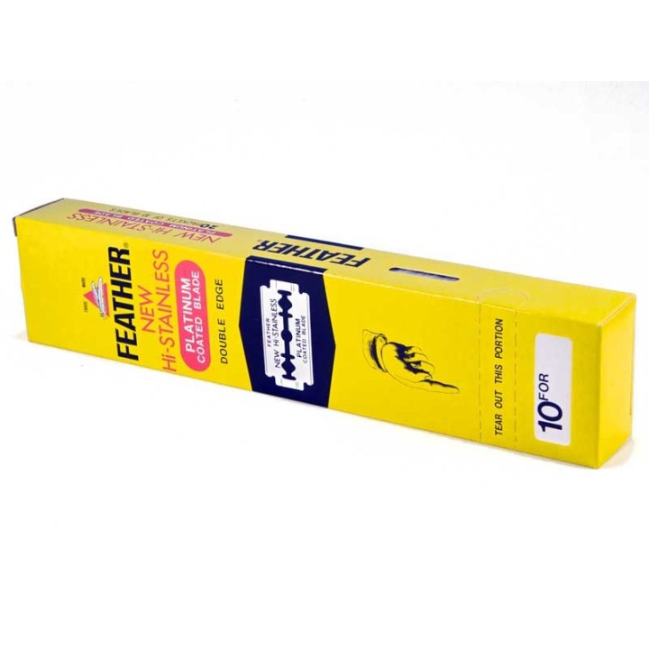 20 packs 200 cuchillas Feather.