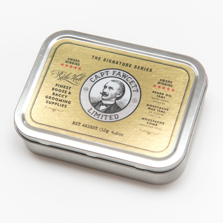 Grooming Survival Kit Ricki Hall Booze & Baccy Captain Fawcett