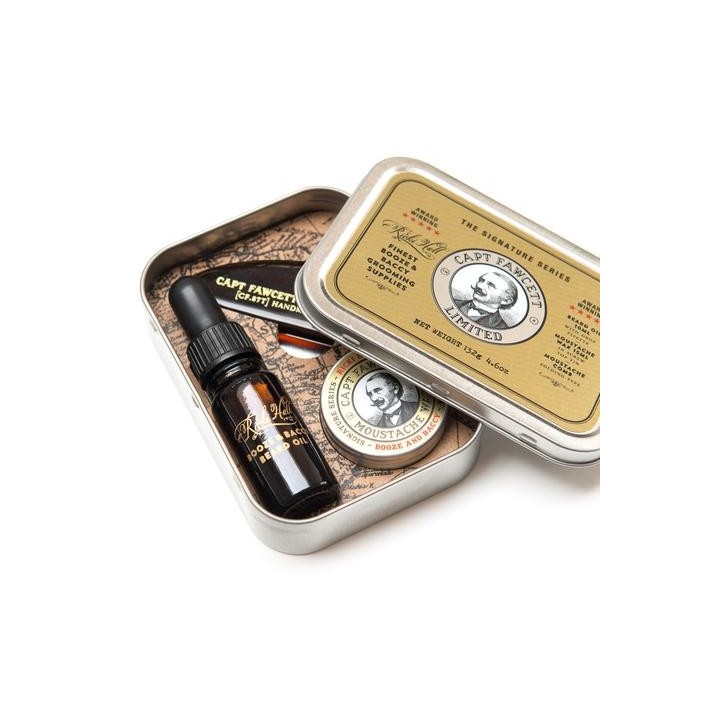 Captain Fawcett Grooming Survival Kit Ricki Hall Booze & Baccy