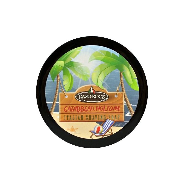 Jabón de Afeitar Caribbean Holiday Razorock 150ml