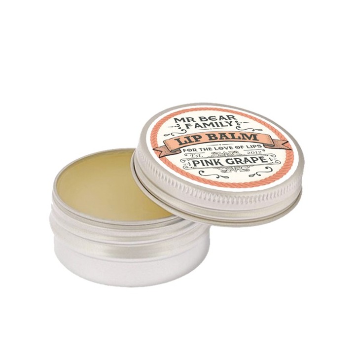 Mr Bear Pink Grape Lip Balm 15ml