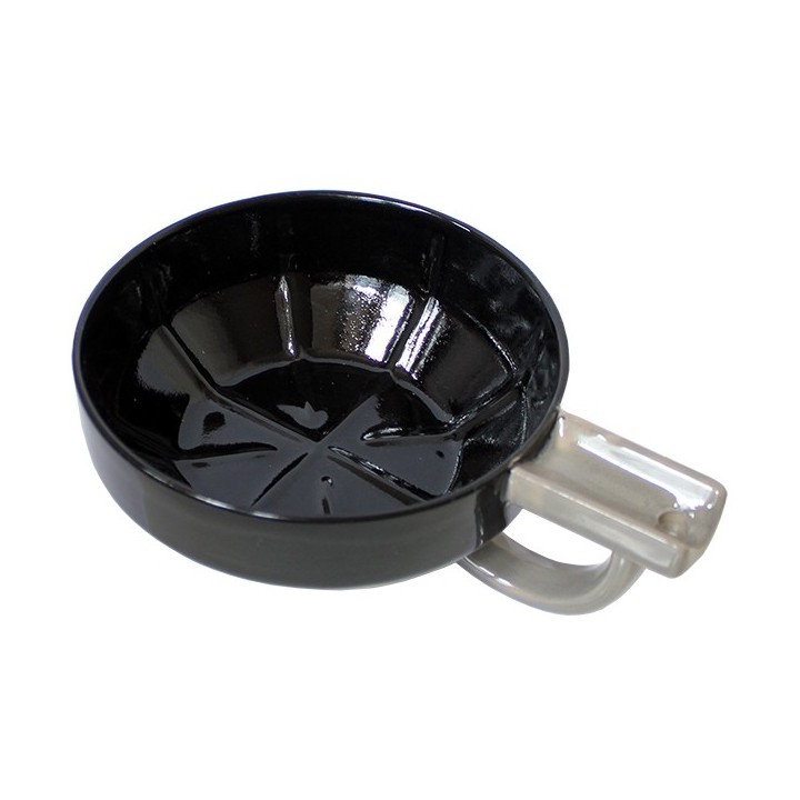 Fine Accoutrements Black/Grey Lather Bowl with StaticHole Technology