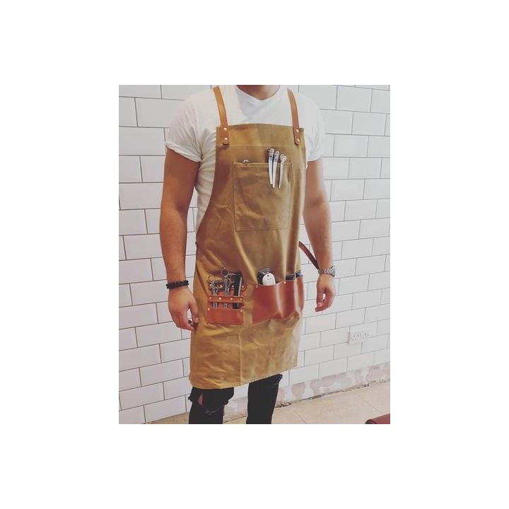 Barber Pro Barber Apron Desert Sand