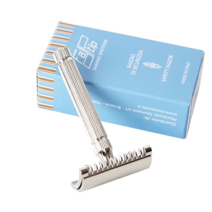 Fatip "Piccolo" Nickel Open Comb Safety Razor