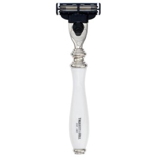 Truefitt & HIll Mach 3 Wellington Porcelain Safety Razor