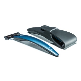 Set de Maquinilla de Afeitar R1 Azul 3000 y Funda Silicona Bolin Webb