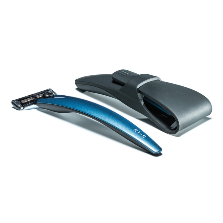 Set de Maquinilla de Afeitar R1 Azul 3000 y Funda Silicona Bolin Webb