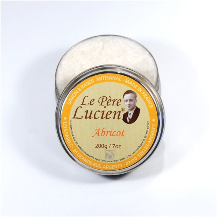 Jabón de Afeitar Artesanal Albaricoque Le Perè Lucien Bol 200gr.