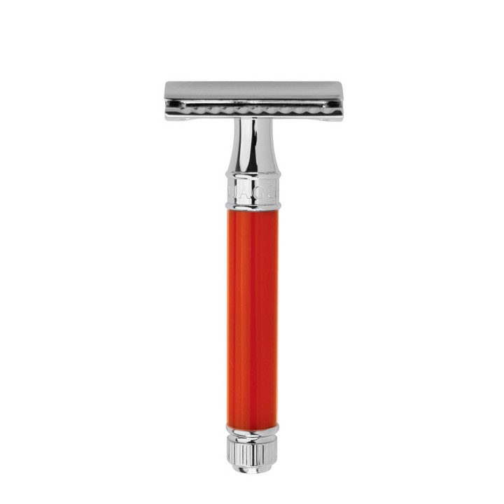 Maquinilla de afeitar Edwin Jagger Rojo-Cromo.