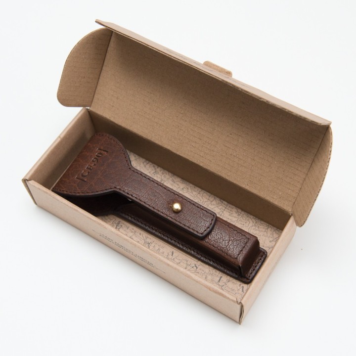 Captain Fawcett Leather Case Mach 3 Razor