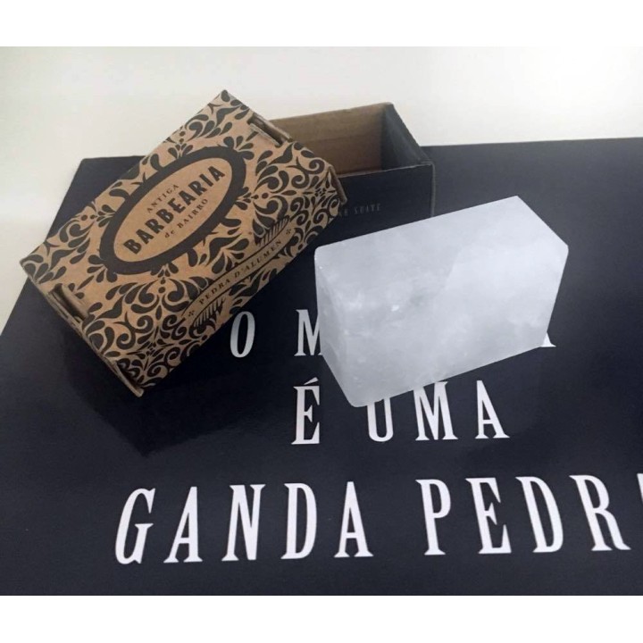 Piedra Alumbre Antigua Barberia de Barrio 75gr