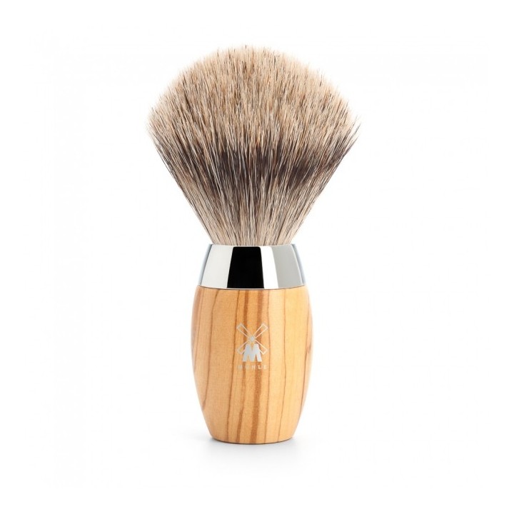 Brocha de Afeitar Mühle Kosmo "Fine Badger" Mango Olivo