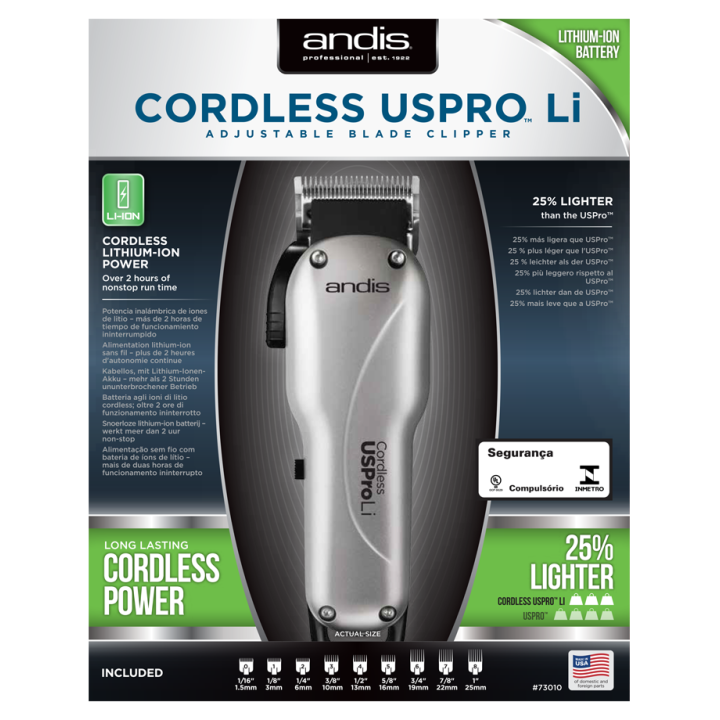 Máquina Cordless Us Pro Li Andis