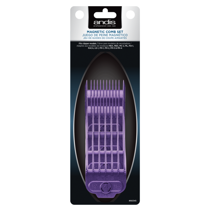 Pack 5 Peines Magnéticos Nano Silver Andis