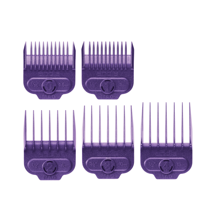 Pack 5 Peines Magnéticos Nano Silver Andis