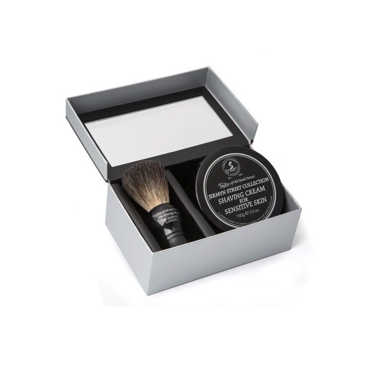 Taylor of Old Bond Street Jermyn Street Collection Pure Badger & Bowl Gift Box Set