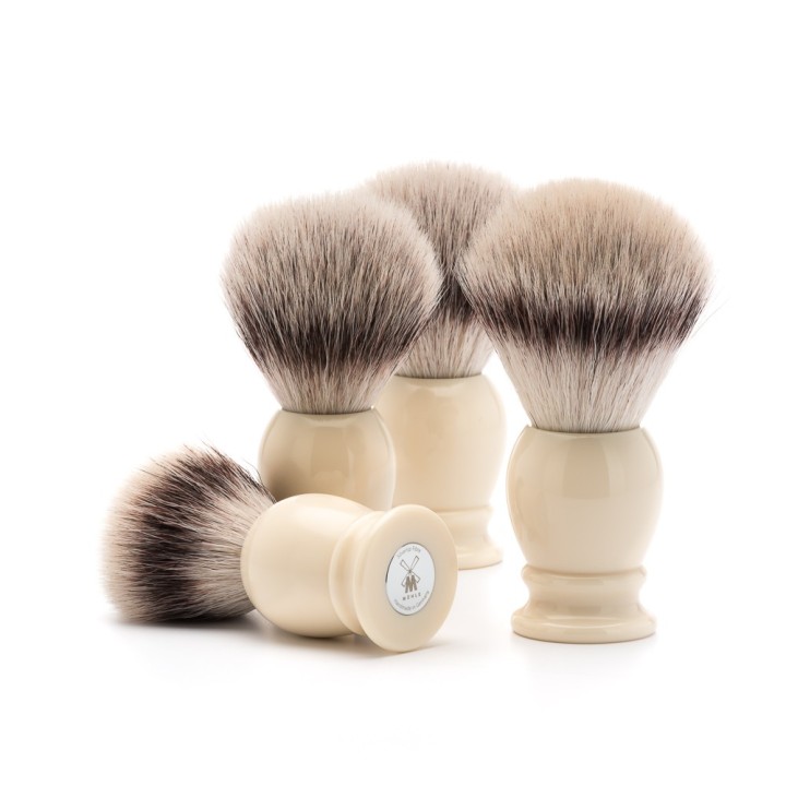 Mühle Shaving Brush Silvertip Fibre Resin Ivory L