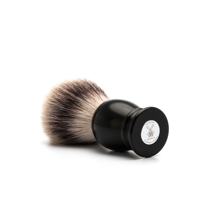 Mühle Shaving Brush Silvertip Fibre Black Resin L Size