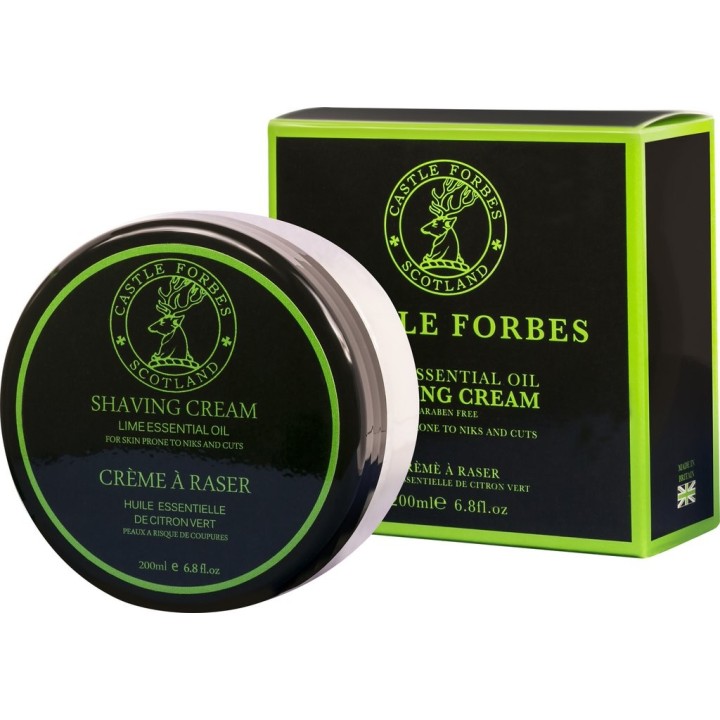 Crema Afeitar Aceites Esenciales Lima Castle Forbes 200ml