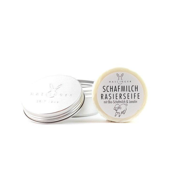 Jabón Afeitar Haslinger Lanolina con Jabonera 60gr