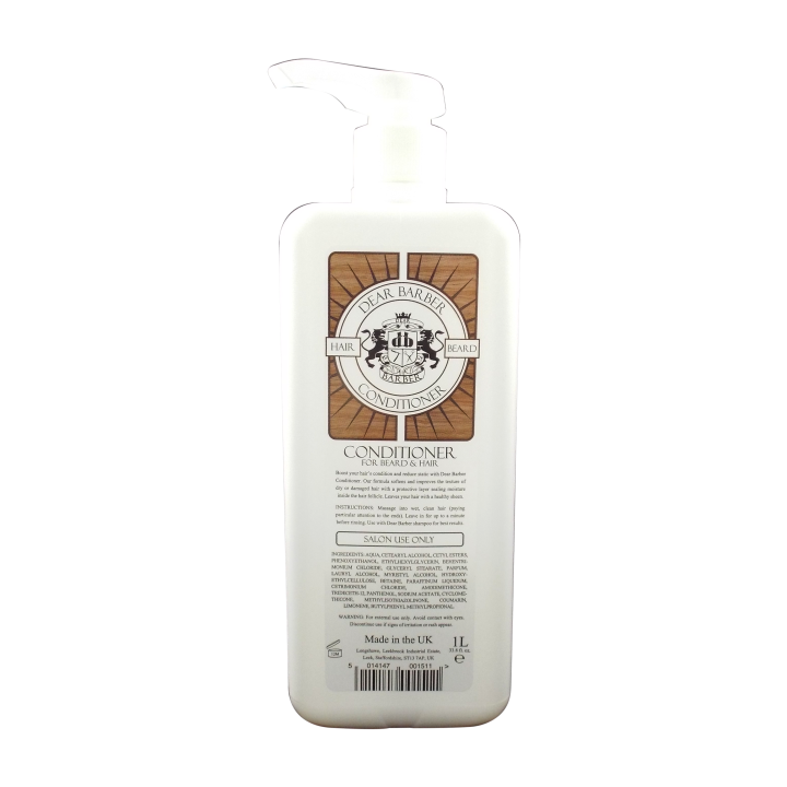 Acondicionador para Barba y Cabello Dear Barber 1L